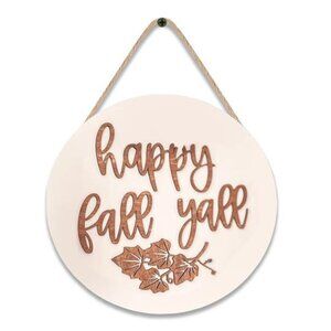 Hello Fall Wood Sign